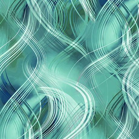 Synergy - Wavy Plaid - Turquoise